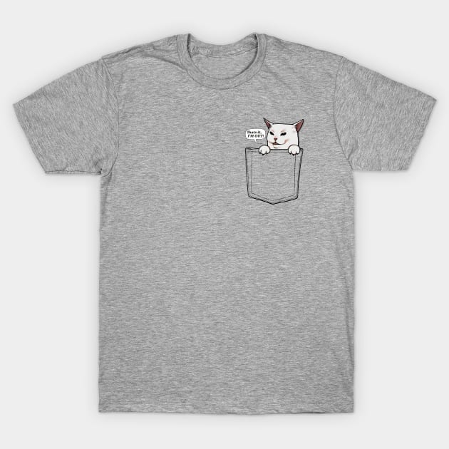 Funny Cat Memes 1 T-Shirt by eimmonsta